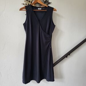 Elegant Black Sleeveless Dress By Columbia, Size M